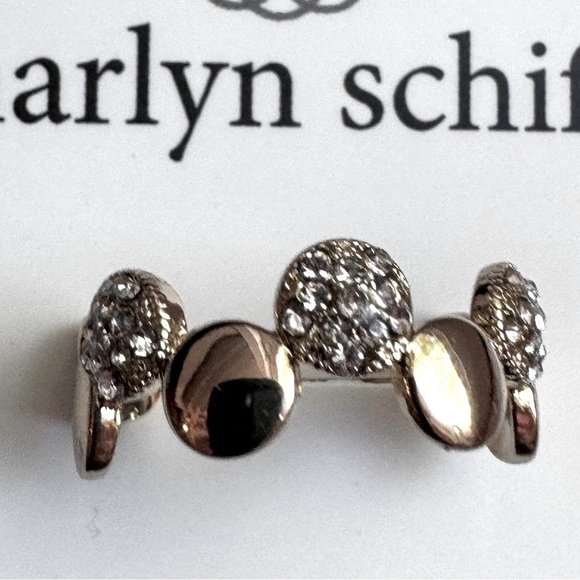✨One of a Kind Stunning Marlyn Schiff Disc Pave Adjustable Ring✨ - Picture 14 of 16